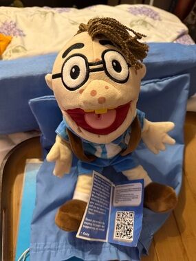 Official SML Cody Puppet in Blue Striped Outfit